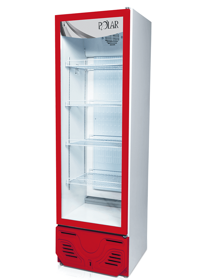 Geladeira Expositora de Bebidas Visa Cooler 405L Vermelha - Polar Refrigeração